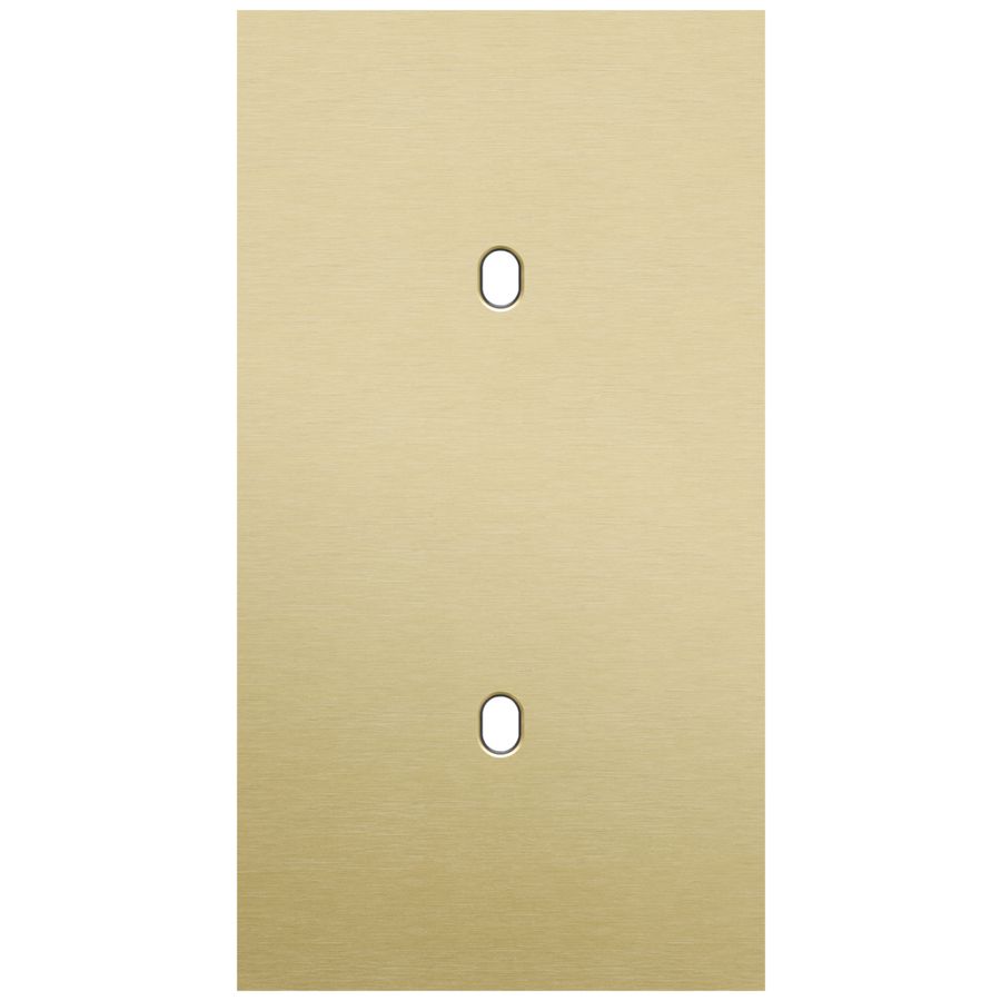 Tweevoudige afdekpl. verticaal 71mm centerafstand twee enkel