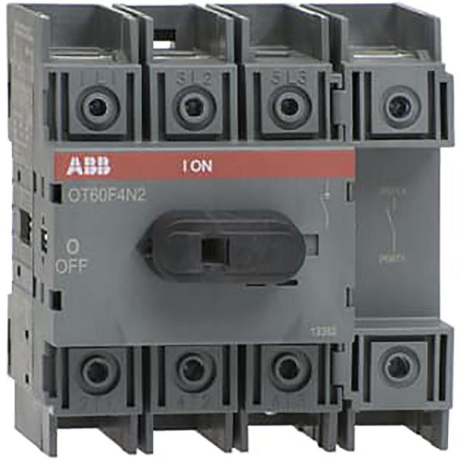 Lastscheider 4P 60 A UL/CSA keur bodem/DIN-rail montage