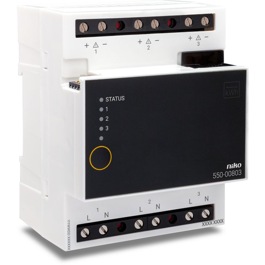 Meetmodule elektriciteit 3 kanalen Home Control