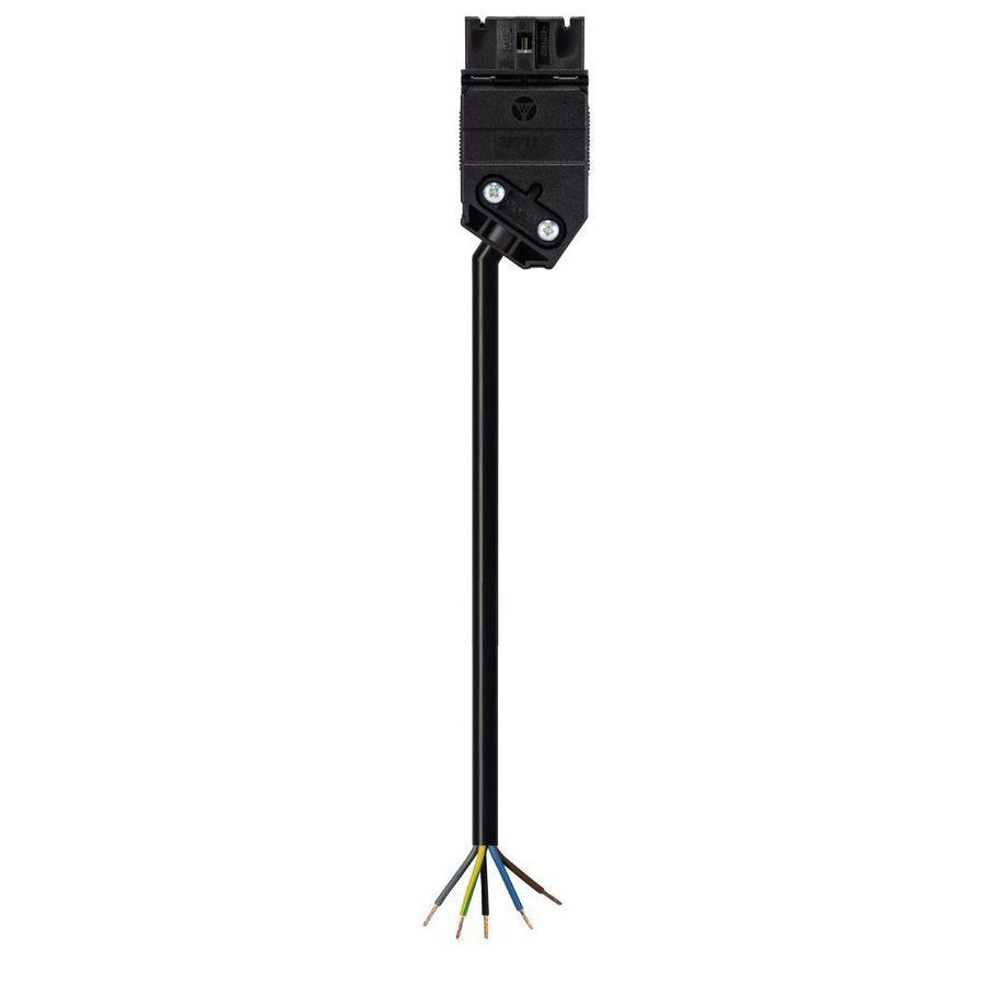 Aansluitsnoer GST15I5 male 1,5mm² 100cm ECA LS0H zwart VVE=30