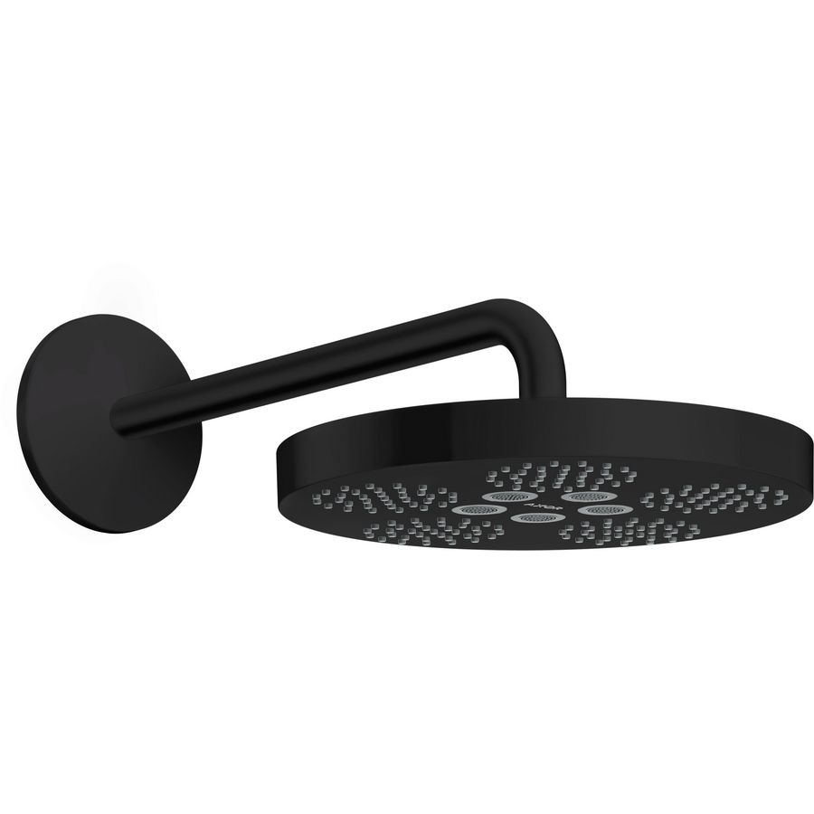 AXOR One hoofddouche 280 1 straalsoort wandaansluiting mat zwart