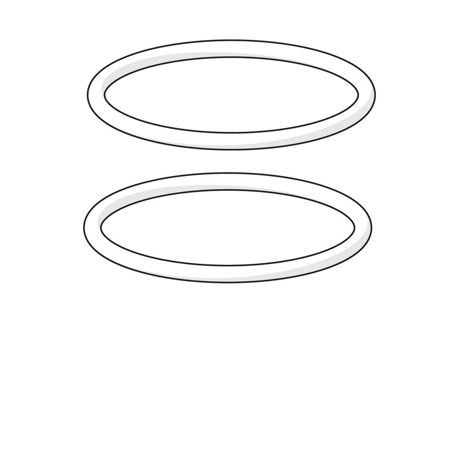 Loop dichtingsset universeel v.uitloop keukenkraan