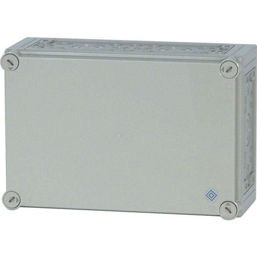 Kast Ci Hx250x375x150mm deksel Ral7035 metr.doordrukgaten