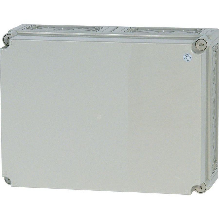 Kast Ci Hx500x375x225mm deksel Ral7035 metr.doordrukgaten