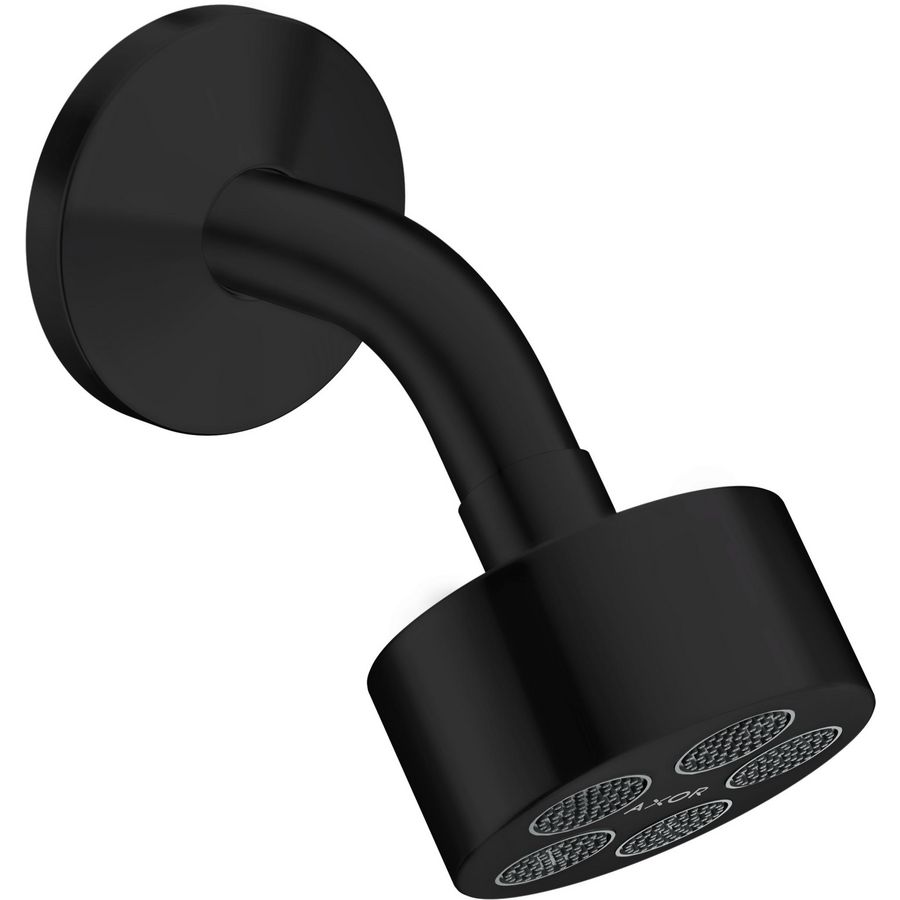 AXOR One hoofddouche 75 1 straalsoort + douchearm mat zwart