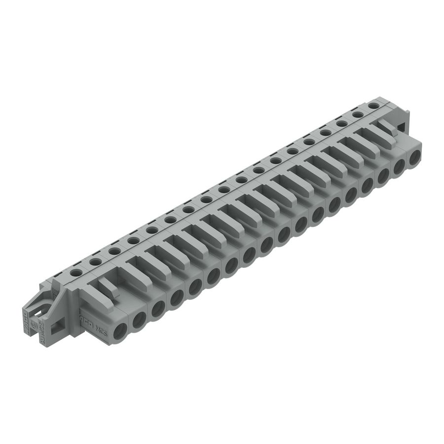 THT FE steker HA raster 5mm grijs 232-248/031-000 VVE=10