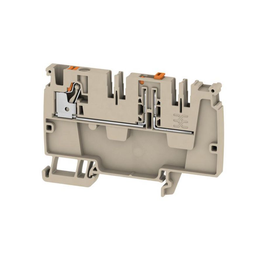 Doorvoerklem PUSH IN d.beige 4mm2 20 A 250 2581710000 VVE=50