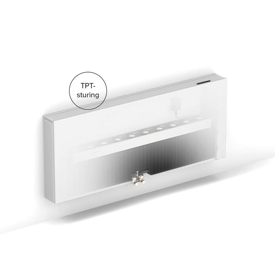 Strada Hybrid MM TPT H050 L080 T16 RAL9016 H-blok vloer 616