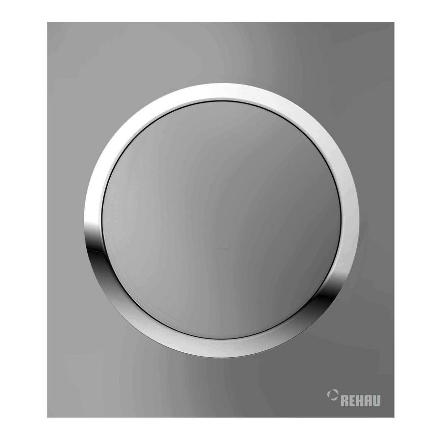 Urinoir UP-Drukplaat Zero deel II chroom mat