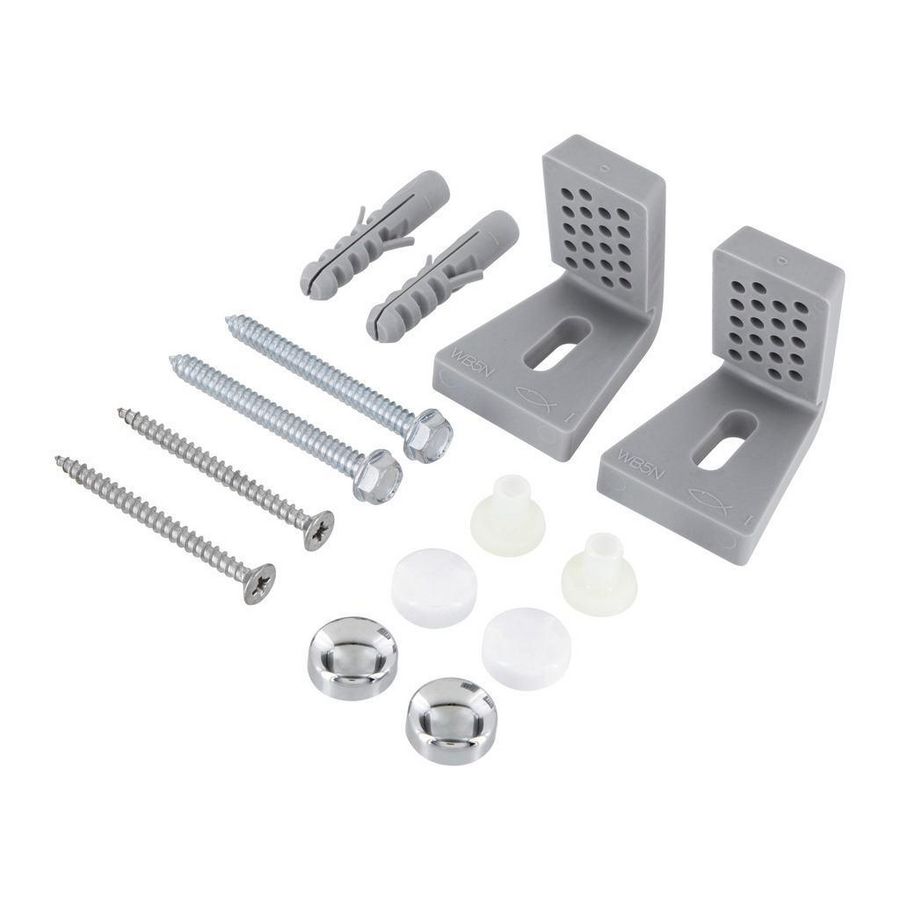 Bevestigingsset tbv slophopper