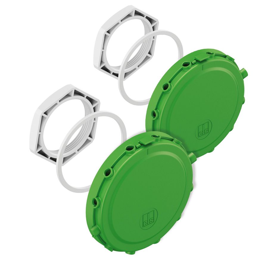 Beluchtingselementen set geelgroen IP65 UL