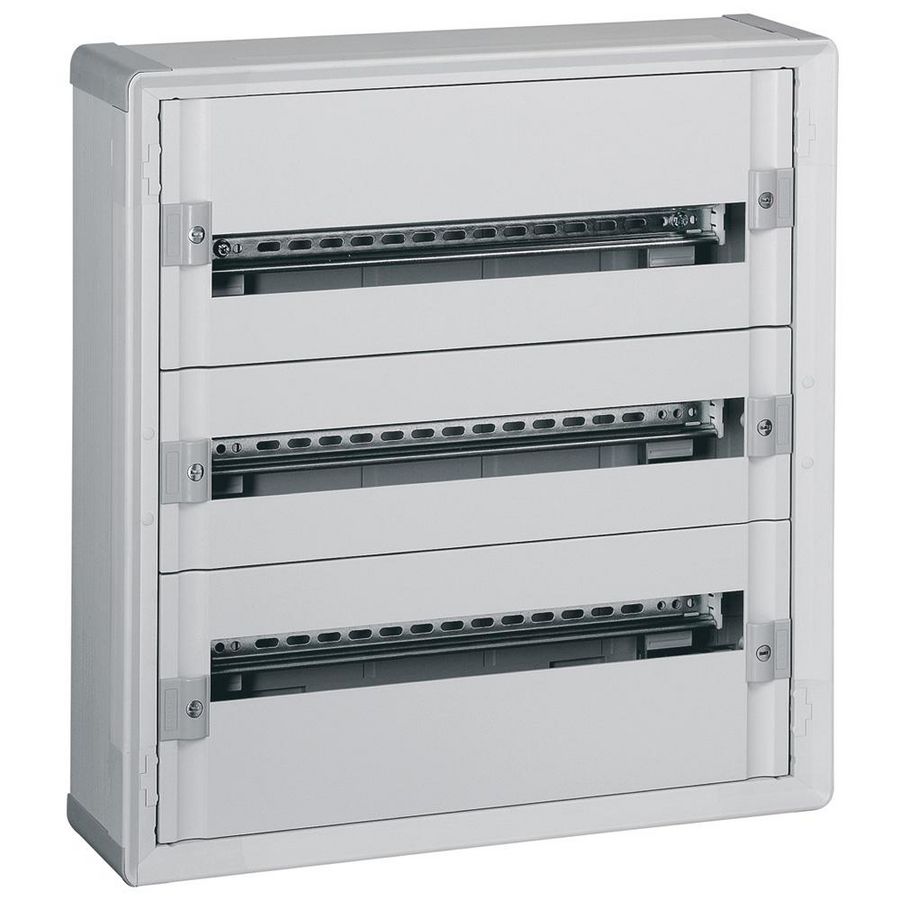 Behuizing wand kunststof KL2 3 rijen 72 mod. XL3 160