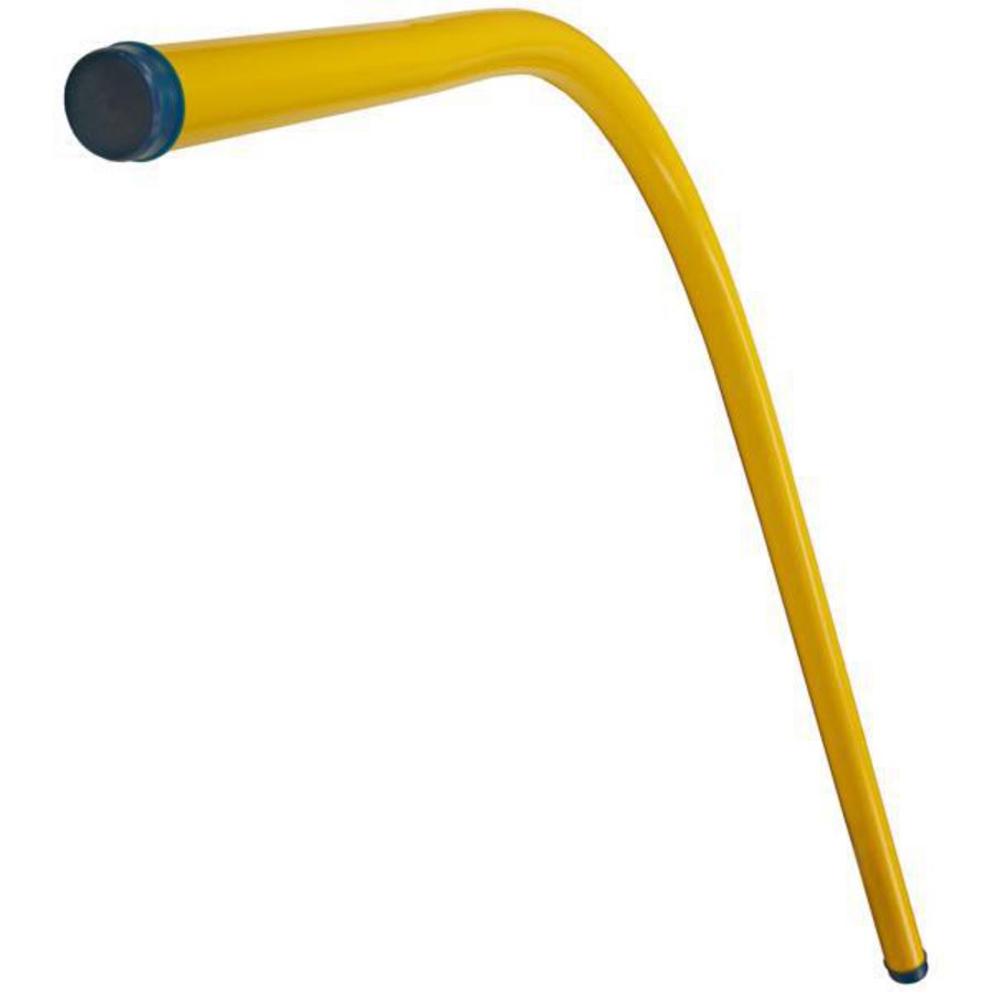 PVC-A gasdoorvoerbocht Ø63mm R50 750x2800mm geel