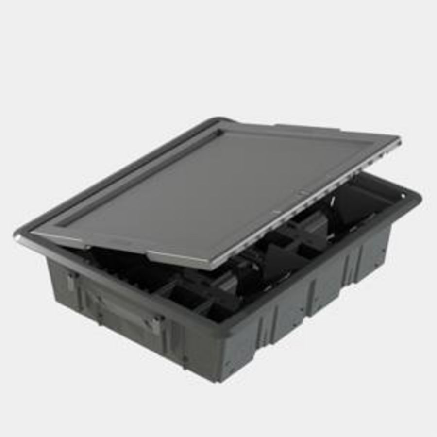 ONDERVLOERCONTACTDOOS - HOLLE AFDEKKING - 32 MODULE SYSTEM