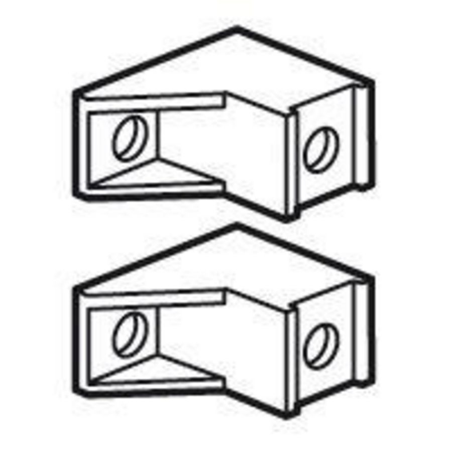 Steunenset voor aardrail XL3 160 2 stuks