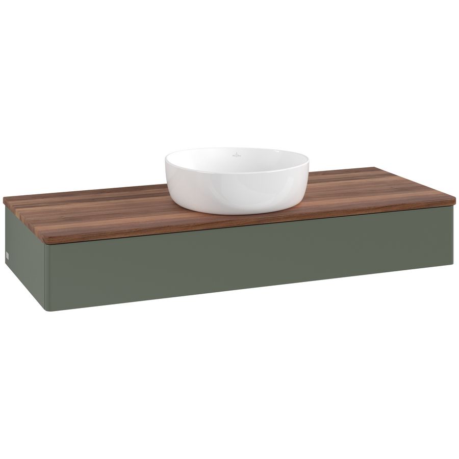 Wastafelonderkast Antao 1200x190x500mm L.Green Matt Lacquer L10012HL