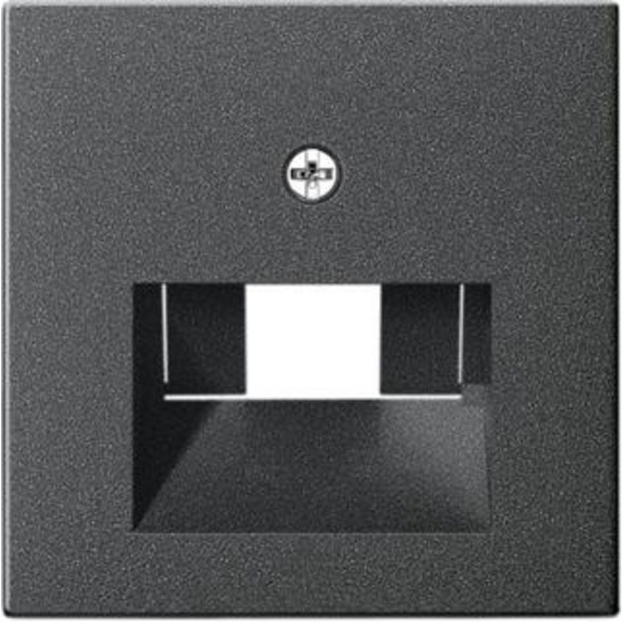 Afdekking UAE/IAE + netwerkaansluitdoos System 55 antraciet