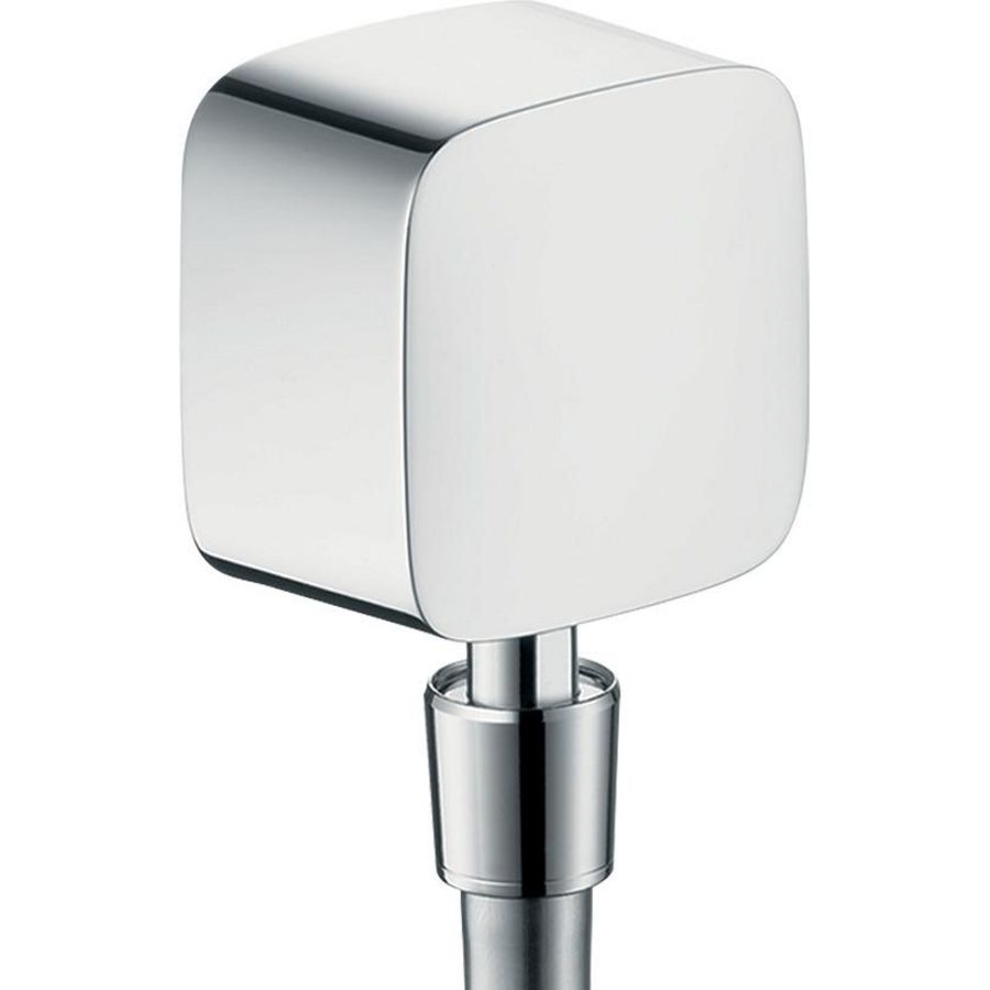 Pura Vida FixFit wandaansl.bocht chroom 1/2x1/2 met kogelgewr.