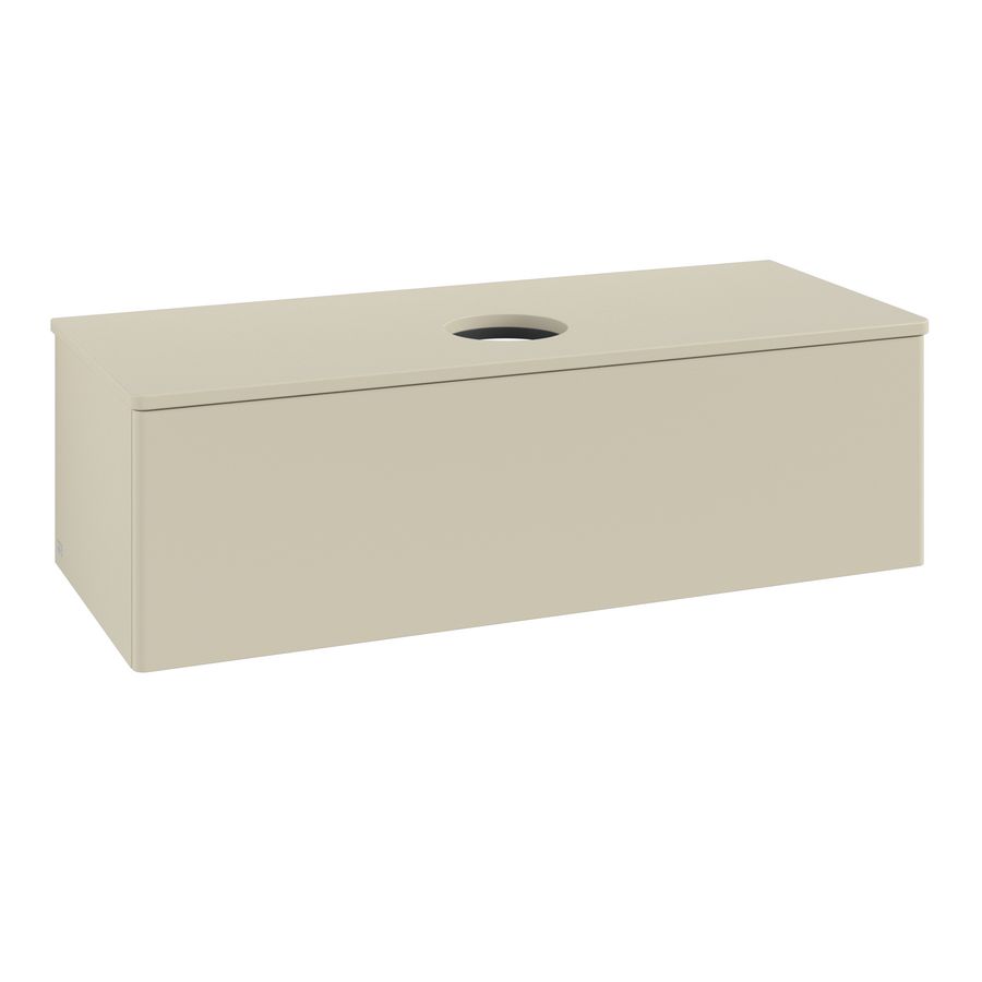 Wastafelonderkast Antao 1200x360x500mm S.Grey Matt Lacquer K32010HJ