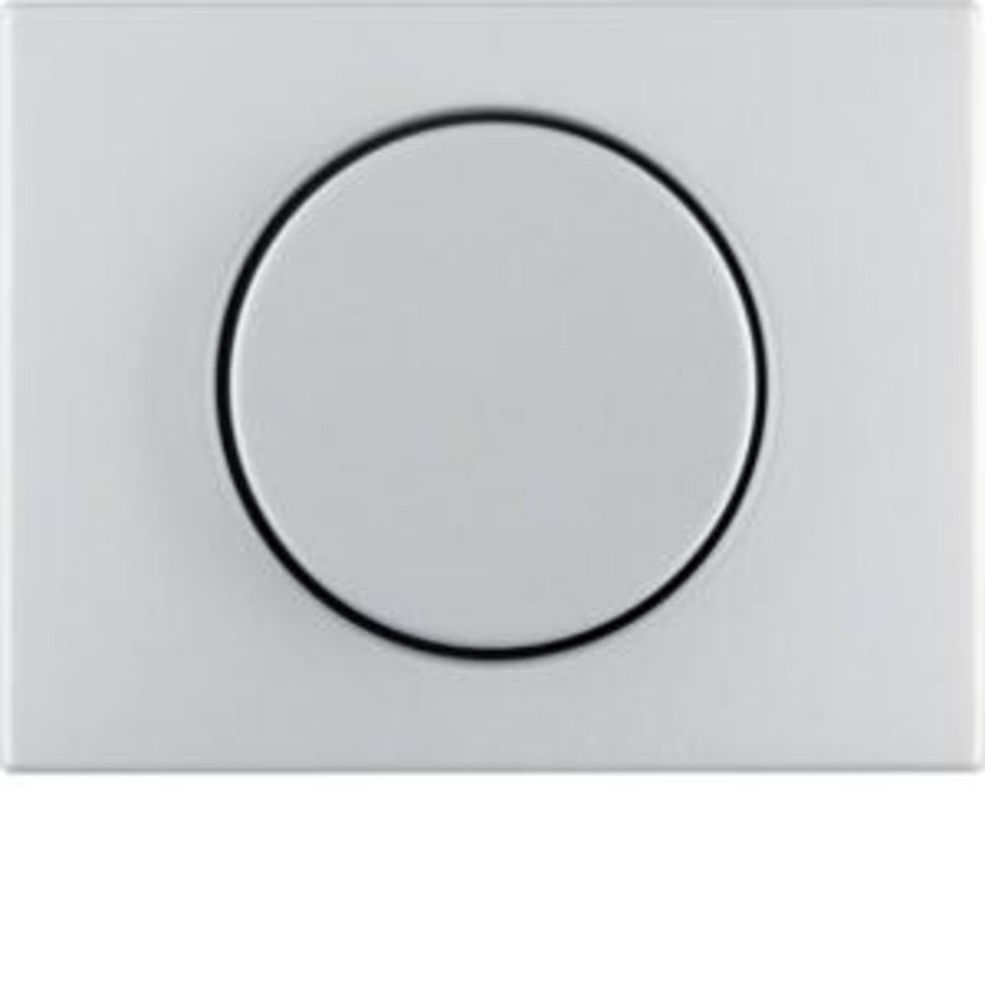 Centraaldoos knop draai- dimmer/potmeter berker K.1/K.5 alu.
