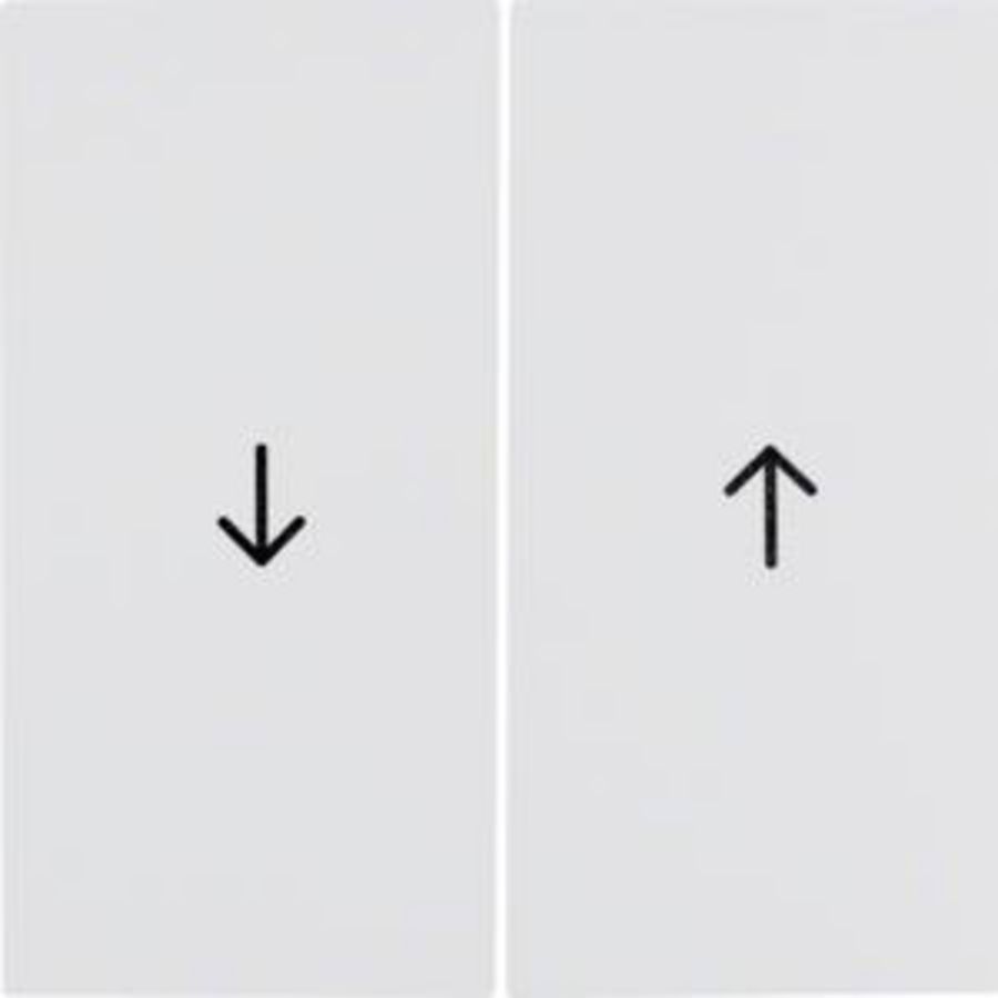Wippen enkele jaloezie bediening berker S.1/B.3/B.7 polarwit glans
