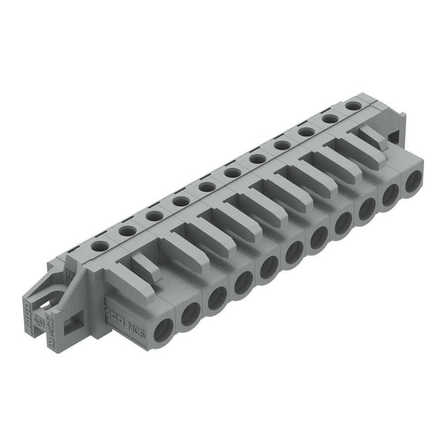 THT FE steker HA raster 5mm grijs 232-241/031-000 VVE=25
