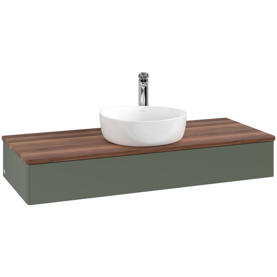 Wastafelonderkast Antao 1200x190x500mm L.Green Matt Lacquer L10052HL