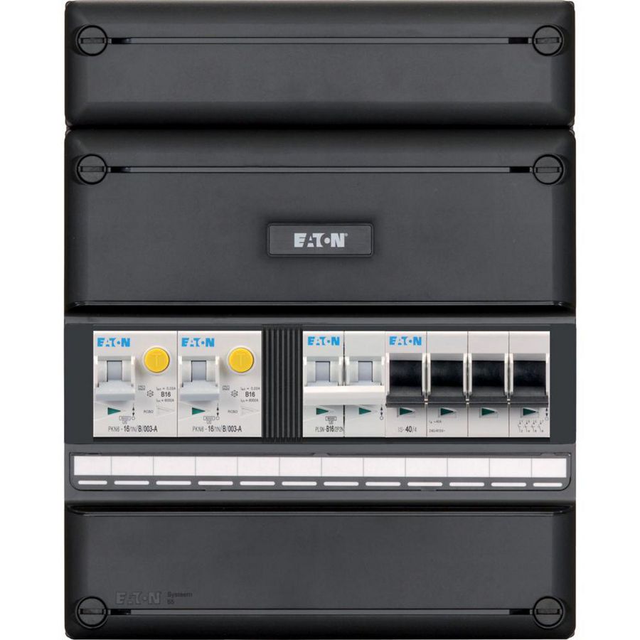 S55 keukenverdeler 2x1f 2x Aardlek.aut. 1x Fornuisgr. dir HS