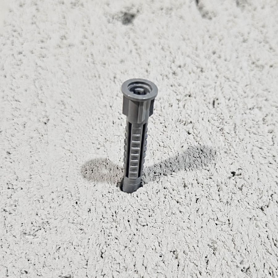 Doos a 100st. hollewandplug 10mm grijs
