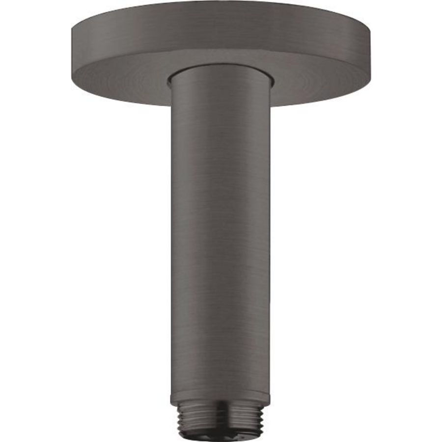 Plafondaansluiting 100mm 27393340 brushed black chrome