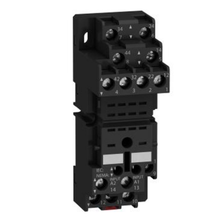 Relaisvoet Gemengde contacten -10A < 250V VVE=10