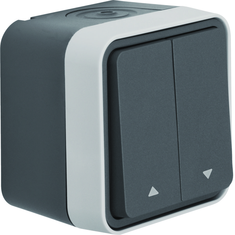 Jaloezie-impulsdrukker+behuizing W.1 ECO grijs