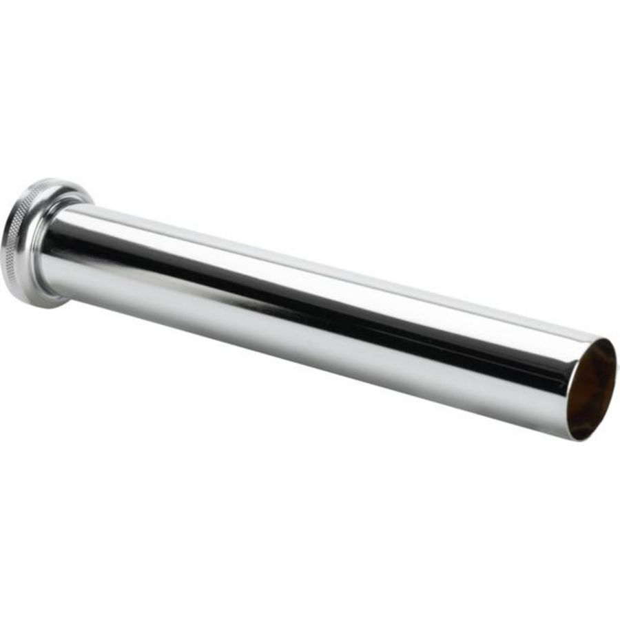 Verstelbuis 32x200mm chroom met kraag