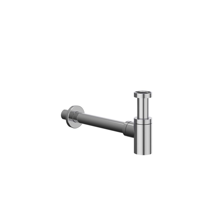 Designsifon 1.1/4" laag model chroom