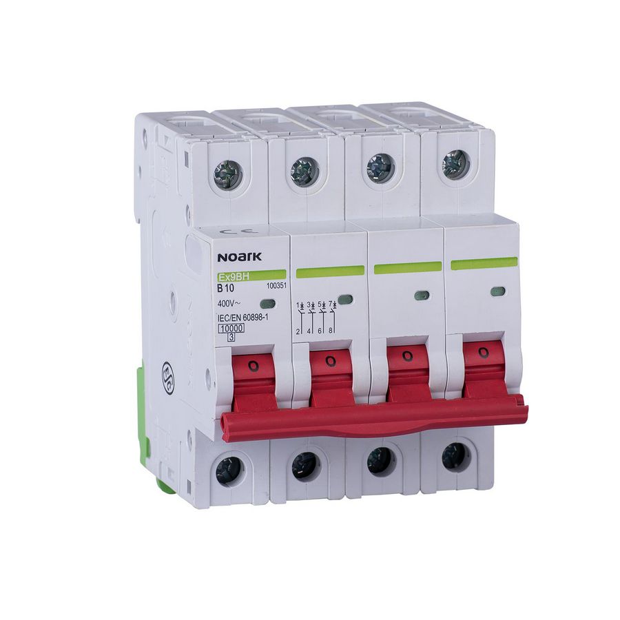 Installatieautomaat 25A C-karakteristiek 3P+N 10 kA