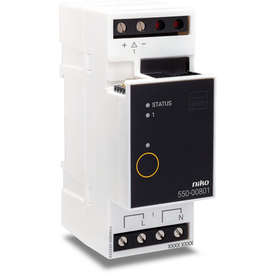 Module Home Control het meten van de elektriciteit