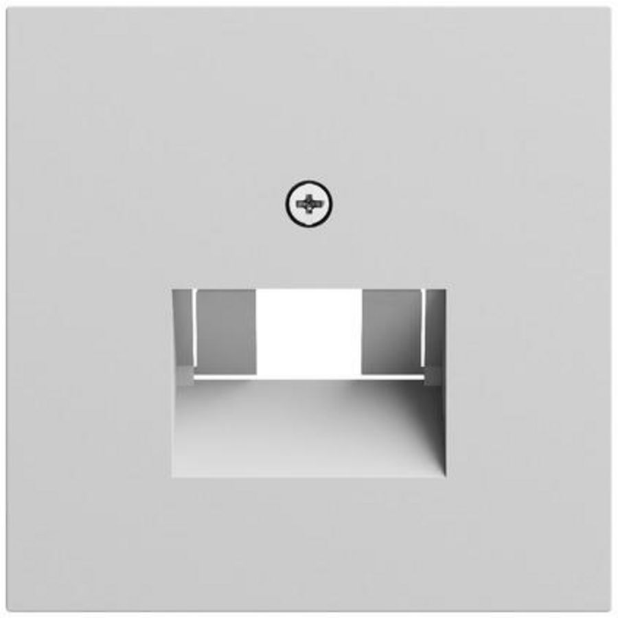 Afdekking UAE/IAE + netwerkaansluitdoos System 70 gris m(gel.)