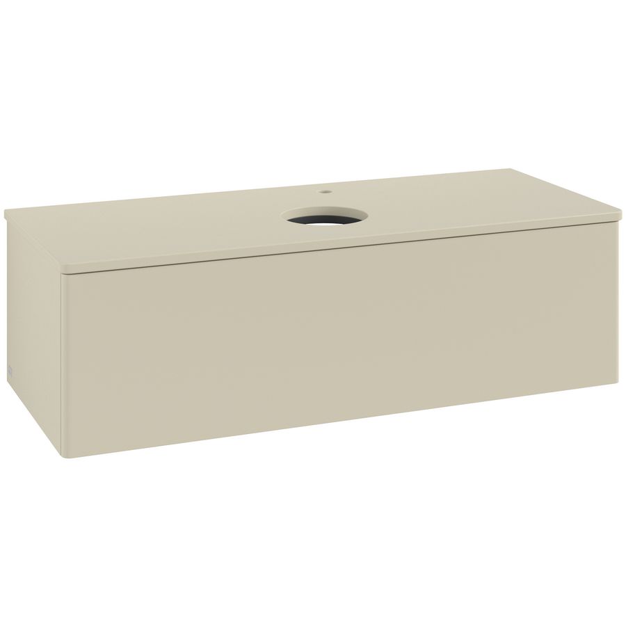 Wastafelonderkast Antao 1200x360x500mm S.Grey Matt Lacquer K32050HJ