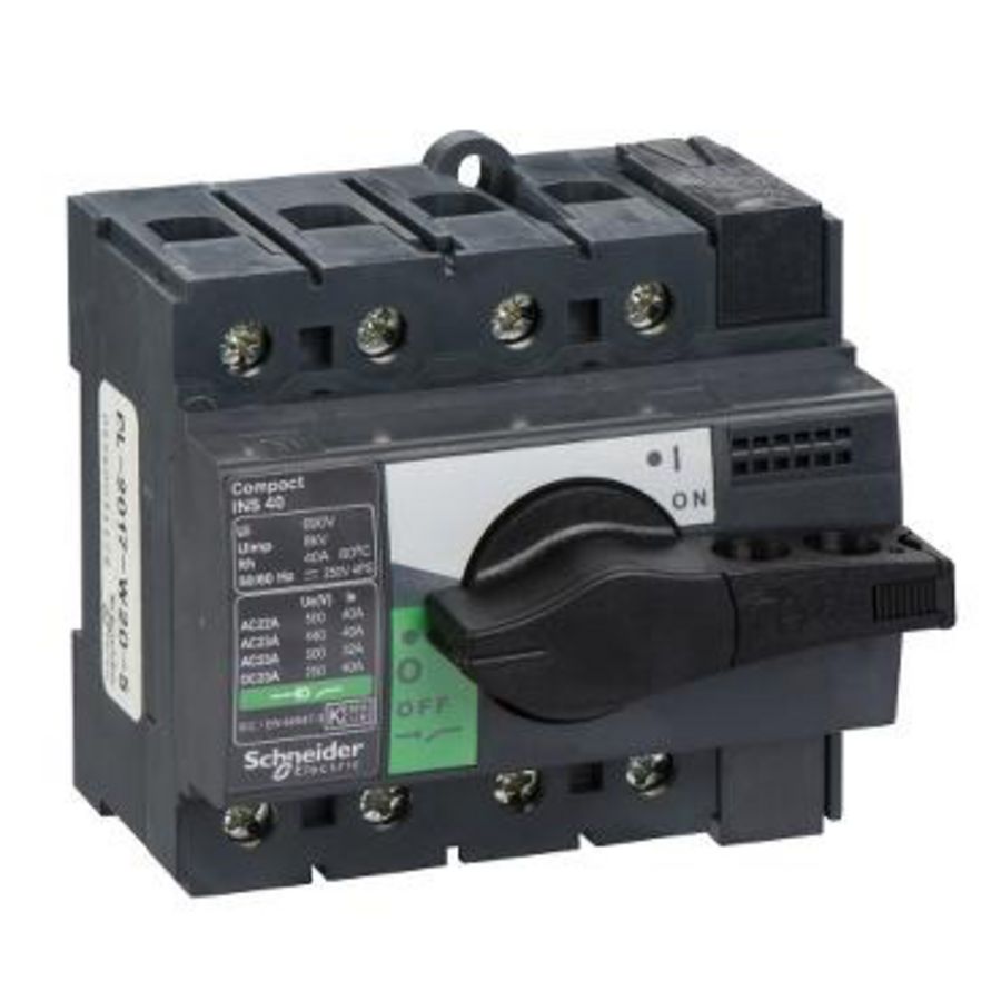 Lastscheider Vast Zwart ComPact INS40 4P
