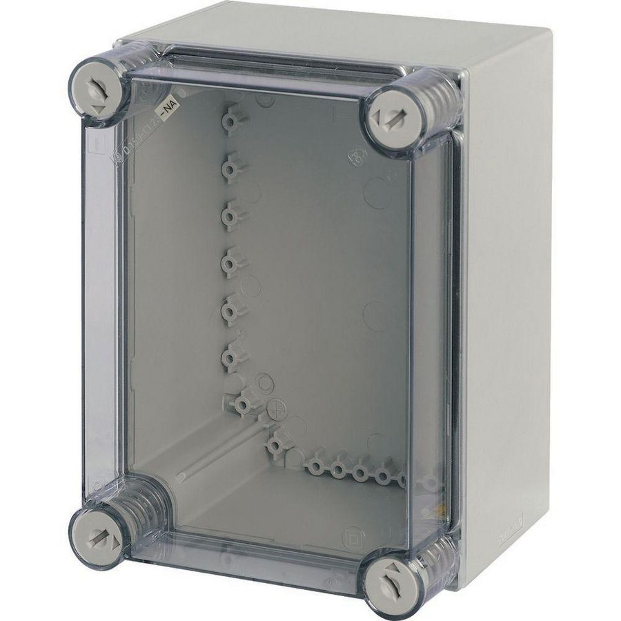 Kast Ci HxBxD=250x187.5x175mm deksel Ral7035 gladde zijden