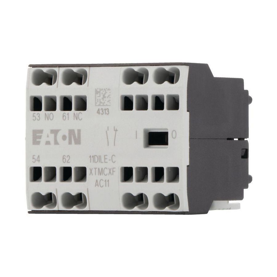 Hulpcontacten 1M+1V opb. veertrekaansluiting 11DILE-C