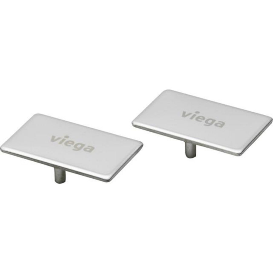 Kappenset chroomnikkelstaal/blank