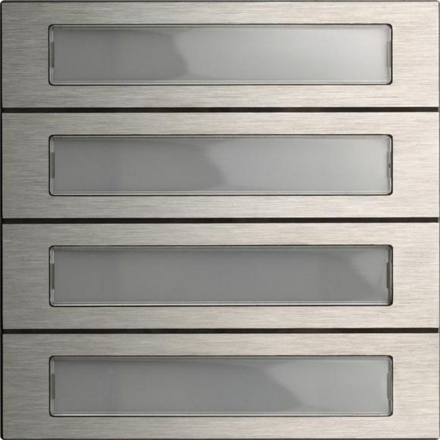 Belknopmod. 4-v System 106 edelstaal