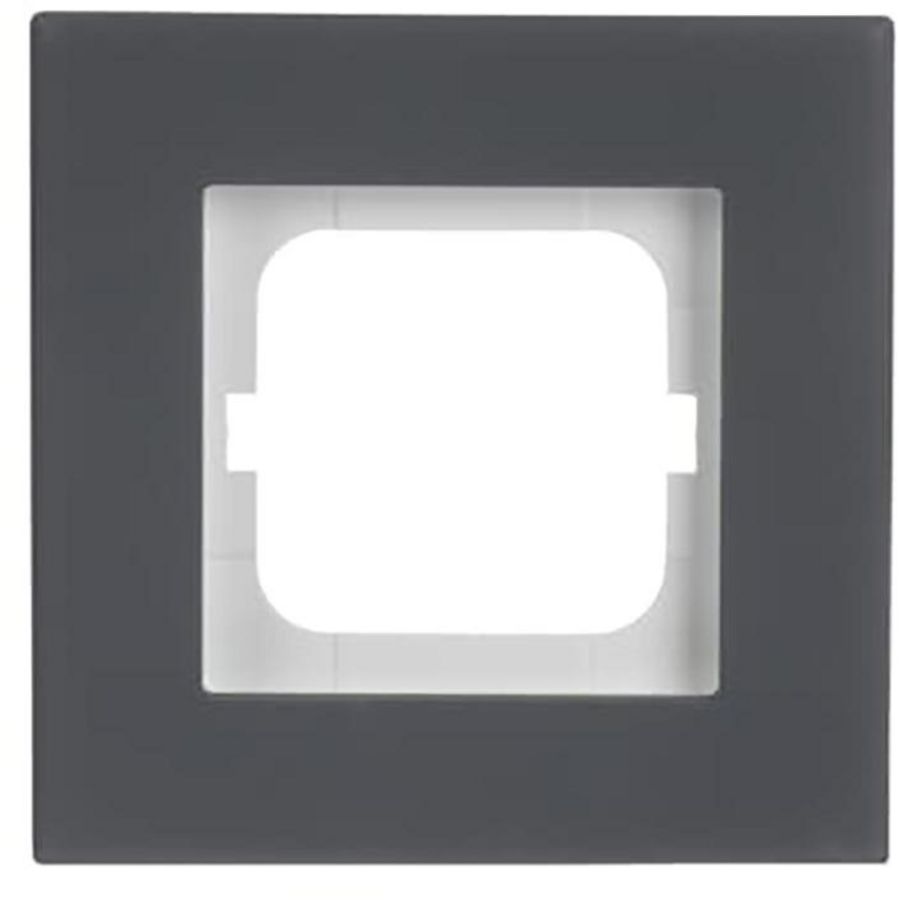 Afdekraam 1v carat-porselein antraciet