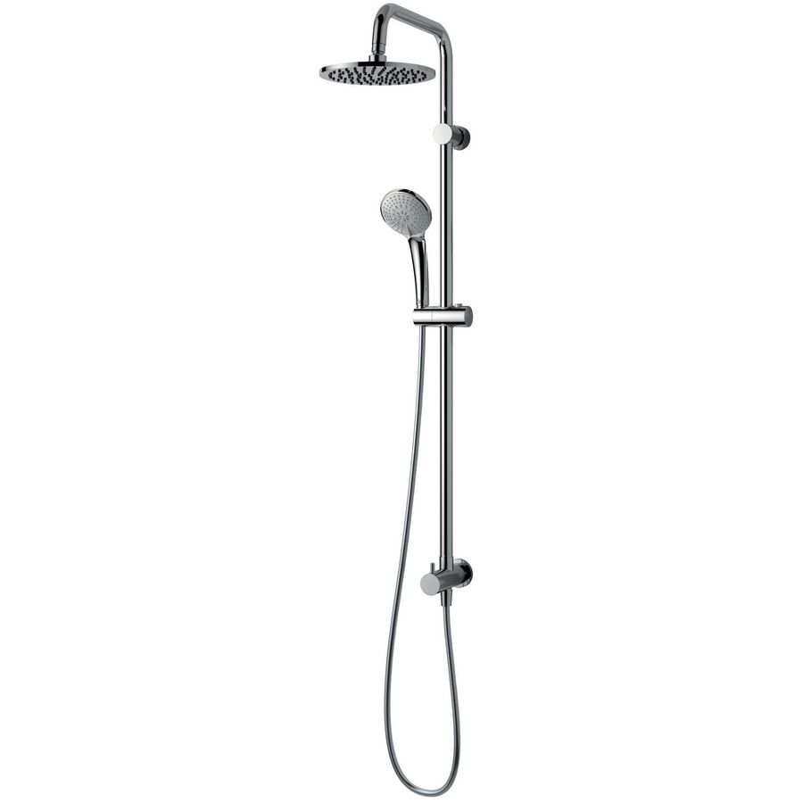 Idealrain douchesyst. v.inbouwkraan chroom hoofddouche 200mm