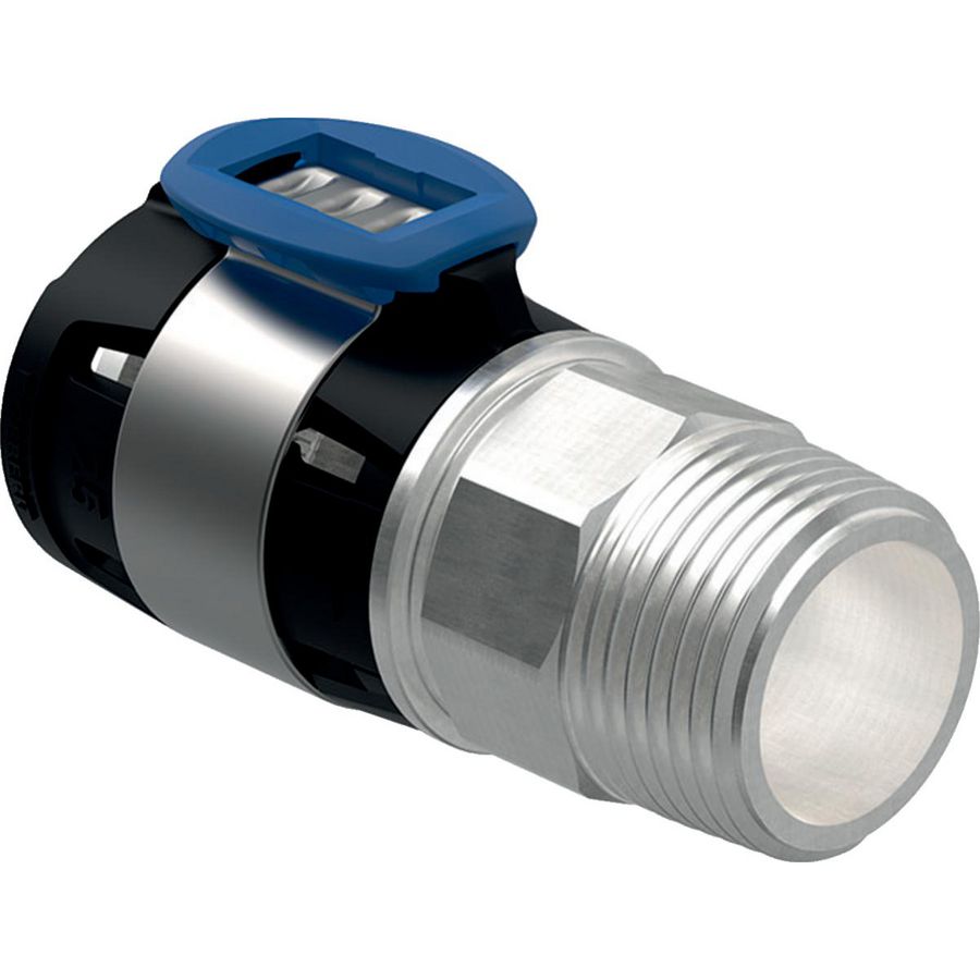 Puntstuk FLOWFIT pers siliciumbrons vernikkeld 20x1/2"bt.dr. VVE=5