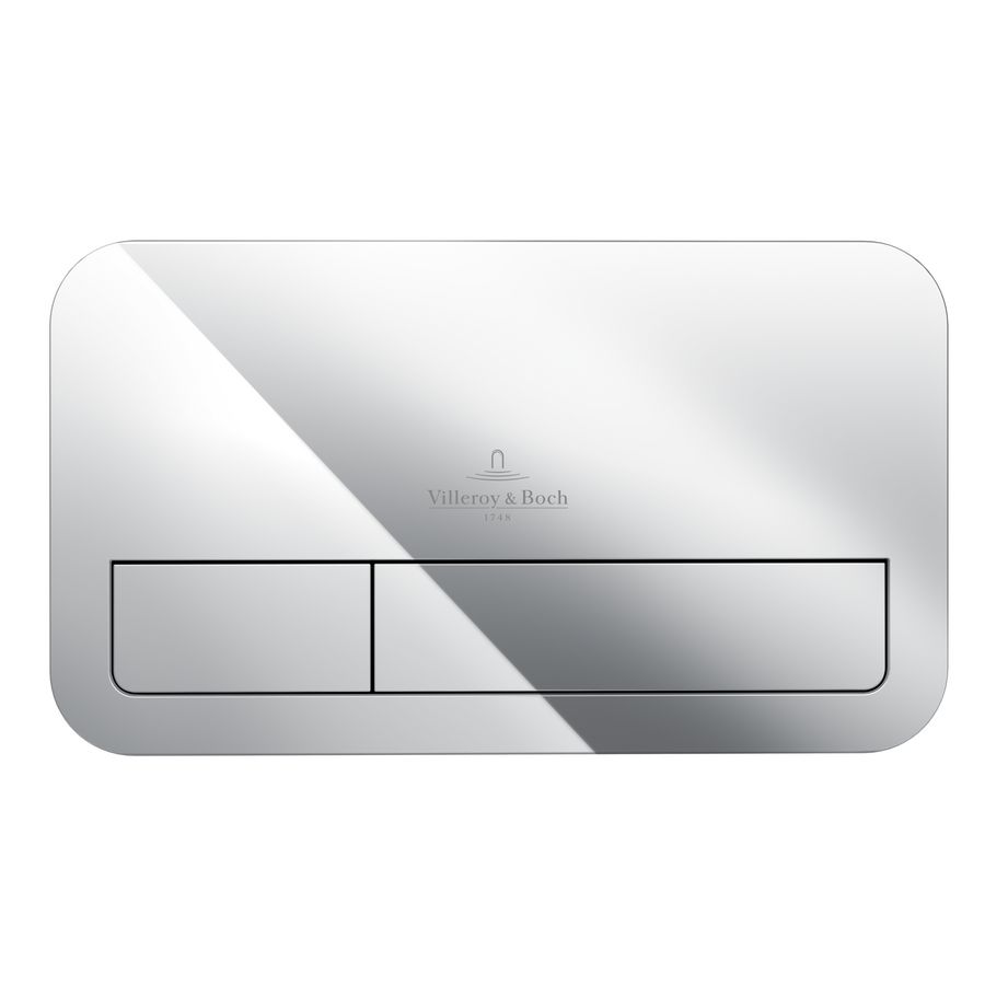 ViConnect bedieningspaneel 253x145x10mm chroom