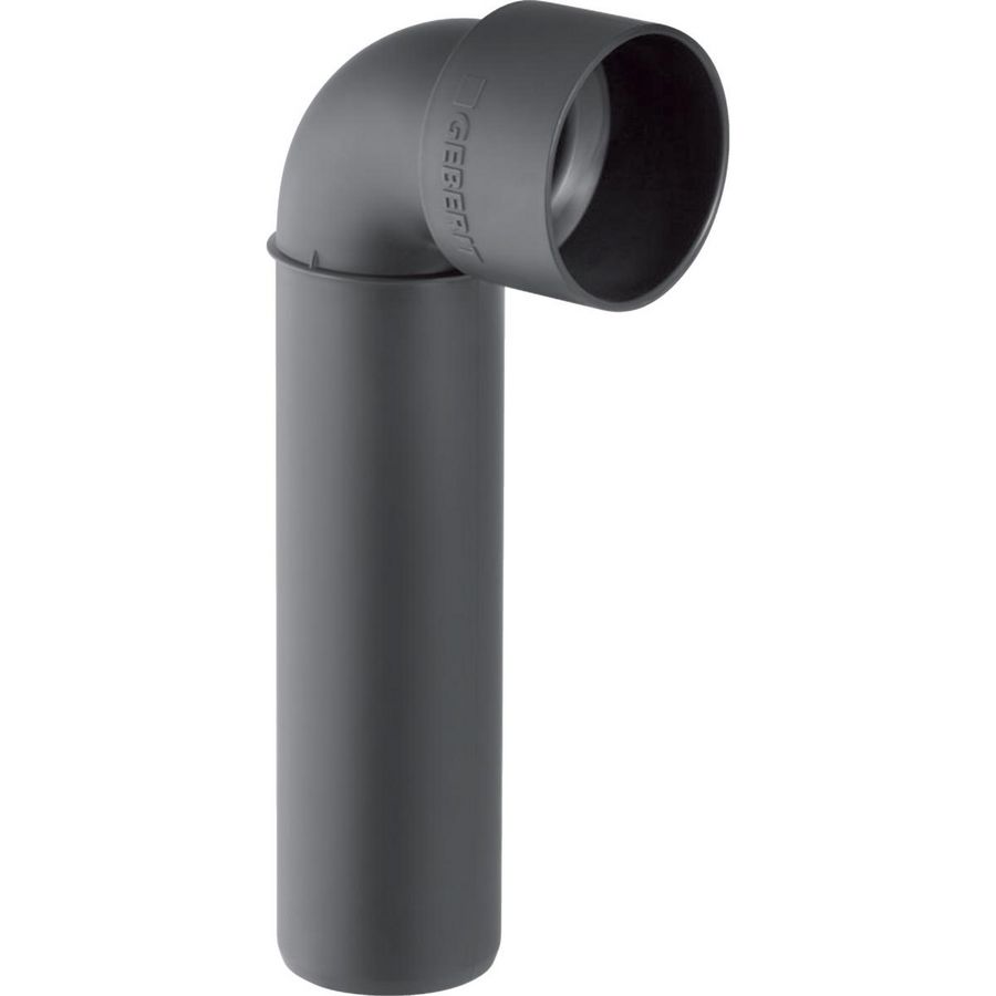 Silent-PP aansluitbocht 90° lang 40x46mm VVE=10