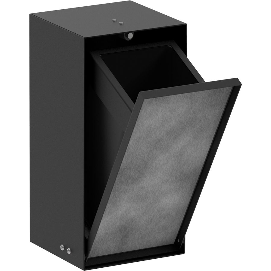 Wandbox XtraStoris afvalemmer met 300/150/140 mat zwart