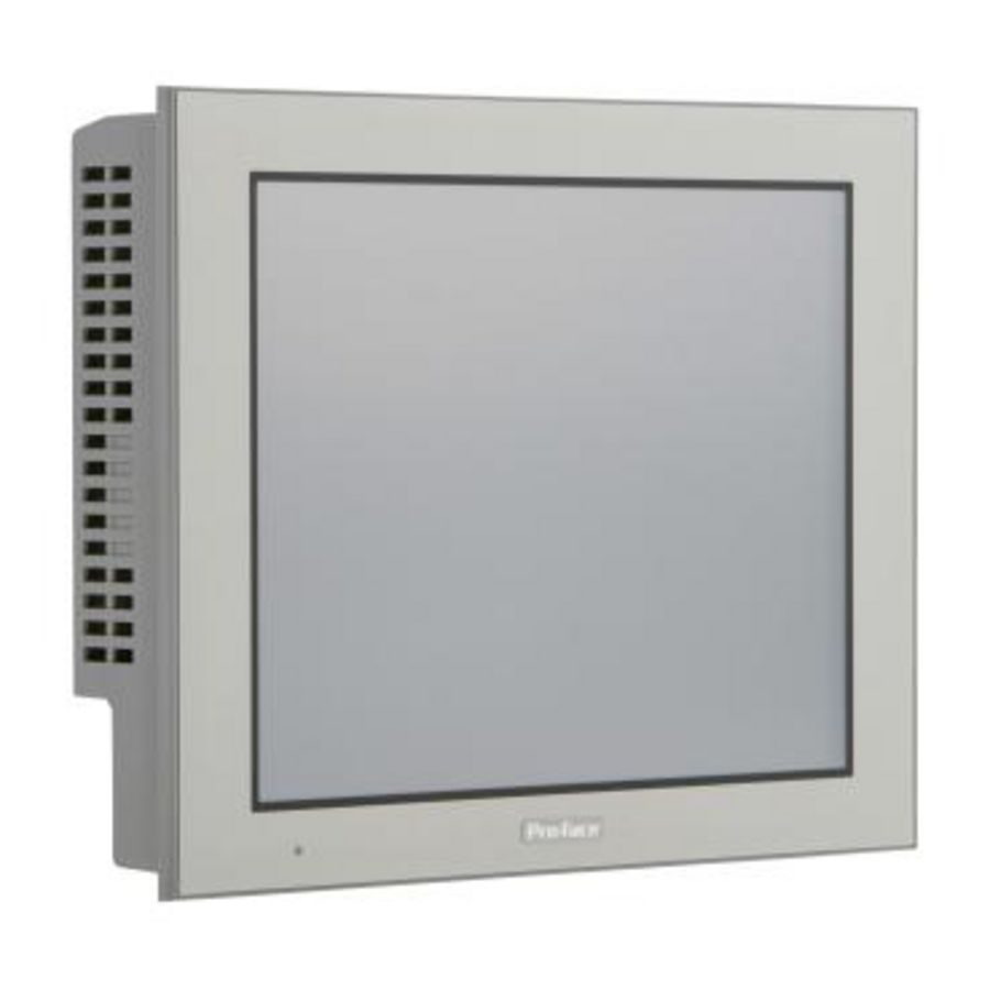 Advanced touchscreen 800 x 600 pixels SVGA 12.1" TFT Proface